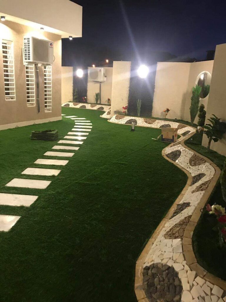 مقاول تنفيذ ممرات حجرية وحدائقية فاخرة في الرياض