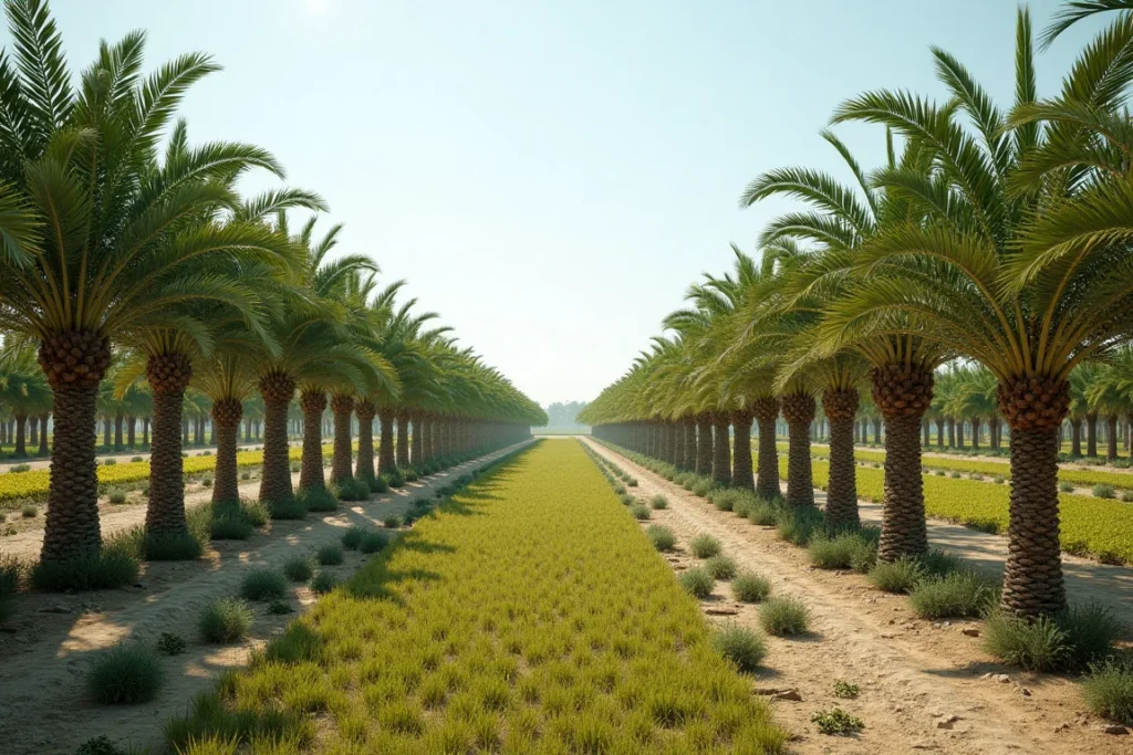 مورد نخل مزارع