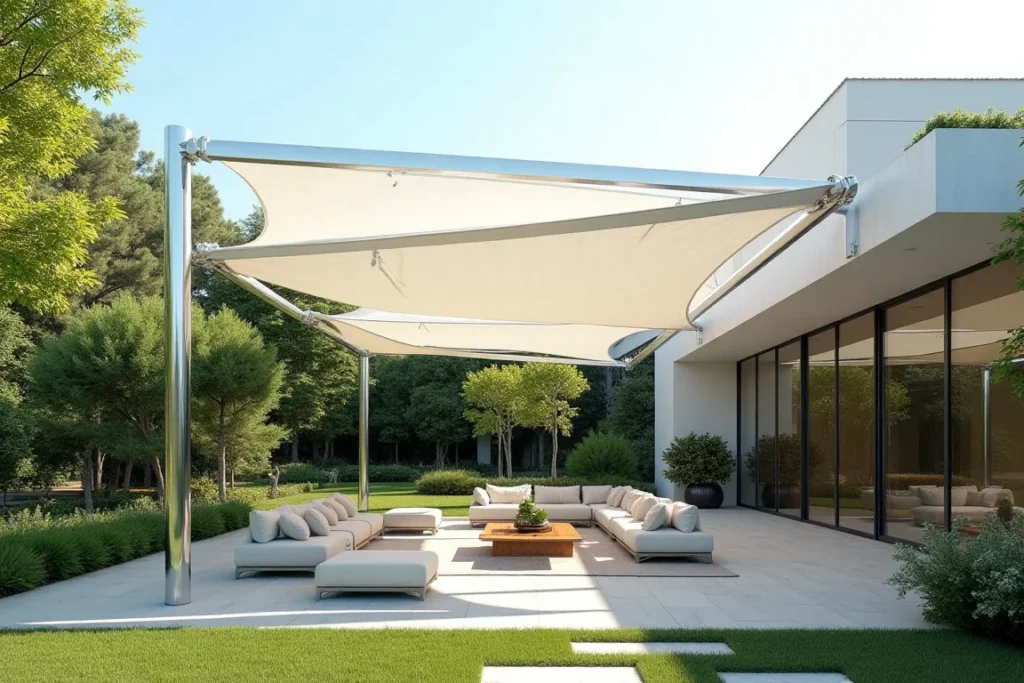 مظلات شد انشائي حدائق