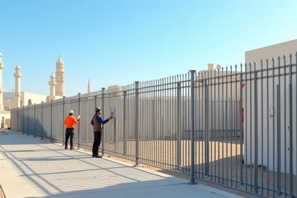 تركيب شبوك أمنية في المدينة المنورة