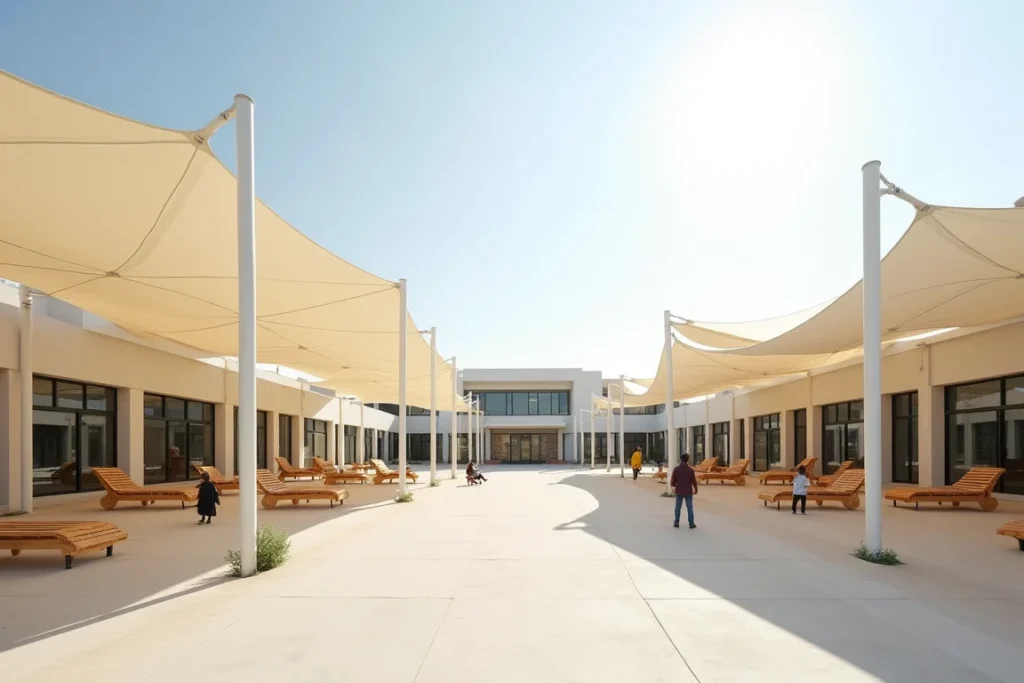 مظلات مدارس في السعودية