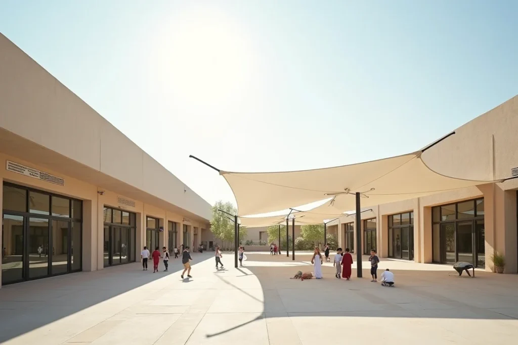 مظلات مدارس في السعودية