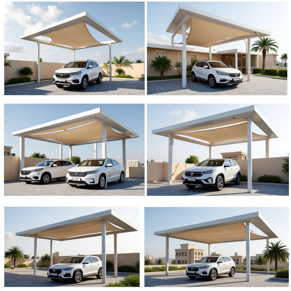 مظلات سيارات في السعودية